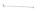 Orit putdekselhaak - Sesame Open - lengte 1030  mm - gegalvaniseerd