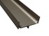 Greeplijst C- vorm bronskleur - 5000 mm
