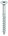 HECO TOPIX-plus schroeven - platkop verzinkt - 6x220/72 mm - Torx T-30 (HD30) - deeldraad - 100 st