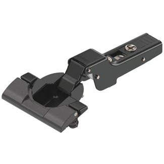 blum CLIP top 110° scharnier zonder veer voor middenaanslag en stalen INSERTA top Kleur: onyx zwart