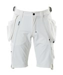 Mascot Advanced short - 17149-311 - afritsbare spijkerzakken - wit - maat C54