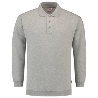 Tricorp polosweater boord - Casual - 301005 - grijs melange - maat S