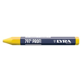 Lyra merkkrijt Profi 797 geel (12x)