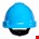 3M™ veiligheidshelm geventileerd met Uvicator™ - ratelverstelling - blauw - G3000NUV-BB