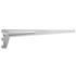Element drager enkel - wit - 50 cm - 3-haaks