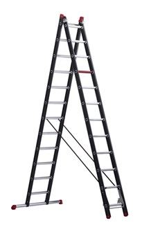 Altrex reformladder 2-delig - Mounter ZR2060 - max. werkhoogte 6,90 m - 2 x 12 sporten
