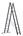 Altrex reformladder 2-delig - Mounter ZR2060 - max. werkhoogte 6,90 m - 2 x 12 sporten