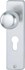 Hoppe knopschild - cilindergat - PC 55 - F1