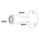 Intersteel deurstop recht model - 84 mm lang - wandmontage - messing ongelakt