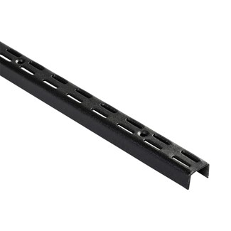 XHANDER wandrail dubbel zwart 144cm