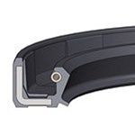 Oliekeerring - din 3760 - as 25 x 35 x 7 -stoflip