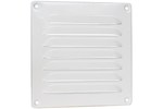 Nedco schoepenrooster alu. 155 x 155 mm RAL9010 wit