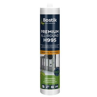 Bostik hybride kit - Premium All Round - H995 - wit - koker 290 ml