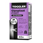 Toggler gipsplaatplug (40x) - SP 9,5-15 mm - paars