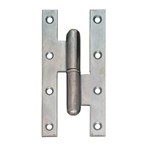 BSW paumelle - blauwverzinkt - 140 x 70 mm - 750 - draairichting 2