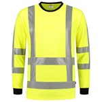 Tricorp T-Shirt RWS birdseye lange mouw - Safety - 103002 - fluor geel - maat M