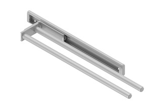 Menage confort uittrekbare handdoekhouder 46.5cm alu