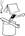 Bahco keukenbijl - Duits model - 380 mm - 930 g - HGPS-0.8-380