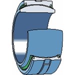 SKF gewrichtslager ge 110 txa-2ls ijzer/ptfe skf