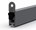 EllenMatic Brush automatische valdorpel alu. 1128mm 