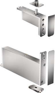FritsJurgens taatsdeurset - System M+ 40 mm - Klasse B - rechthoekig - RVS