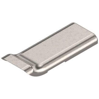 Blum Afdekkap scharnier, rond onbedrukt,vr.100°,110°en 125° met gebogen arm Kleur: vernikkeld