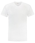 Tricorp T-shirt V-hals - Casual - 101007 - wit - maat L