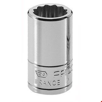 Facom handdop - 22 mm - 9/16 x ¼ inch - 12-kant - R.9/16E