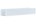 Kunststof deur ventilatierooster 451,5x91,7 mm wit 