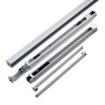 Geze glijrail GEZE iSM zilverkleur 115549