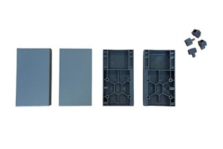 Slimbox/set frontadapters binnenlade h80 antraciet