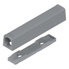 blum TIP-ON lange Adapterplaat recht*maat A20/32 Kleur: R7036 platinagrijs