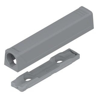 blum TIP-ON lange Adapterplaat recht*maat A20/32 Kleur: R7036 platinagrijs