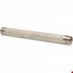 Pijpnippel - Fig.23 - RVS - buiten/buiten - 1.1/2" - 80mm