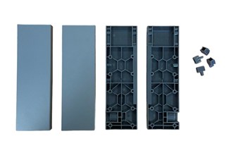 Slimbox/set frontadapters binnenlade h170 antraciet