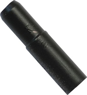 Schapdrager ijzer 5/5,5 x 21 mm - zwart
